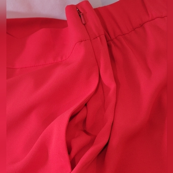 Leith RED Easy Crop High Rise Wide Leg Pants - Size L - Picture 8 of 14